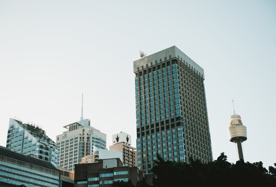 Sydney CBD office buildings modern skyline
